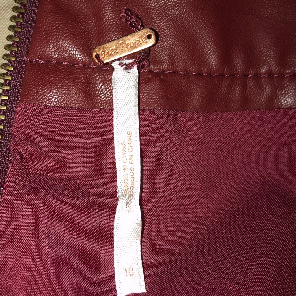 Free People Mini Faux Leather Skirt - Picture 7 of 7